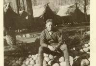 Original book cover idea - Grandpa at Uinta River Camp